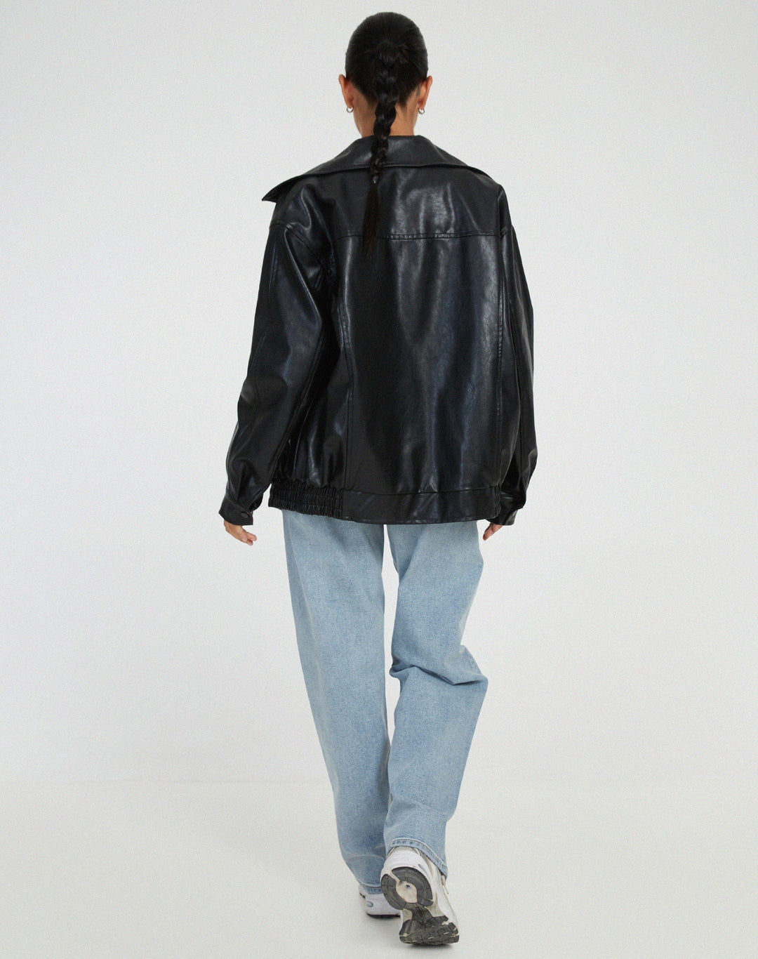 Veste en Cuir Oversize Femme – Élégante et Confortable, Style Chic, Plusieurs Tailles Disponibles 6