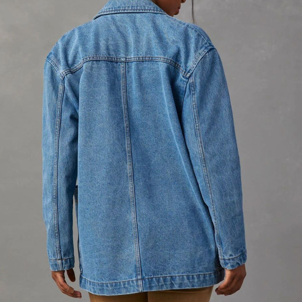 Veste en Jean Femme Légère et Élégante pour le Printemps et l'Été – Denim Stylé 4