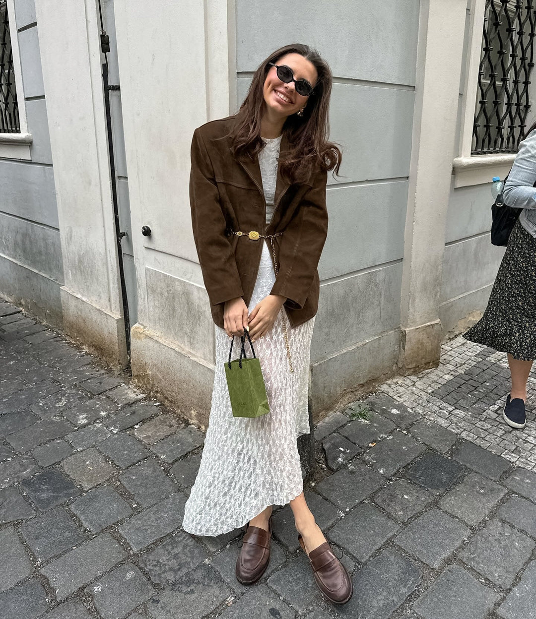 Veste en Suède Femme - Chic et Confortable pour l'Automne, Couleur Brun 4
