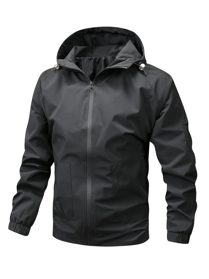 Variant image for Veste Homme Polyvalente avec Capuche – Robuste pour Printemps/Automne, Long Manches, Décontractée, Confort Optimal-1