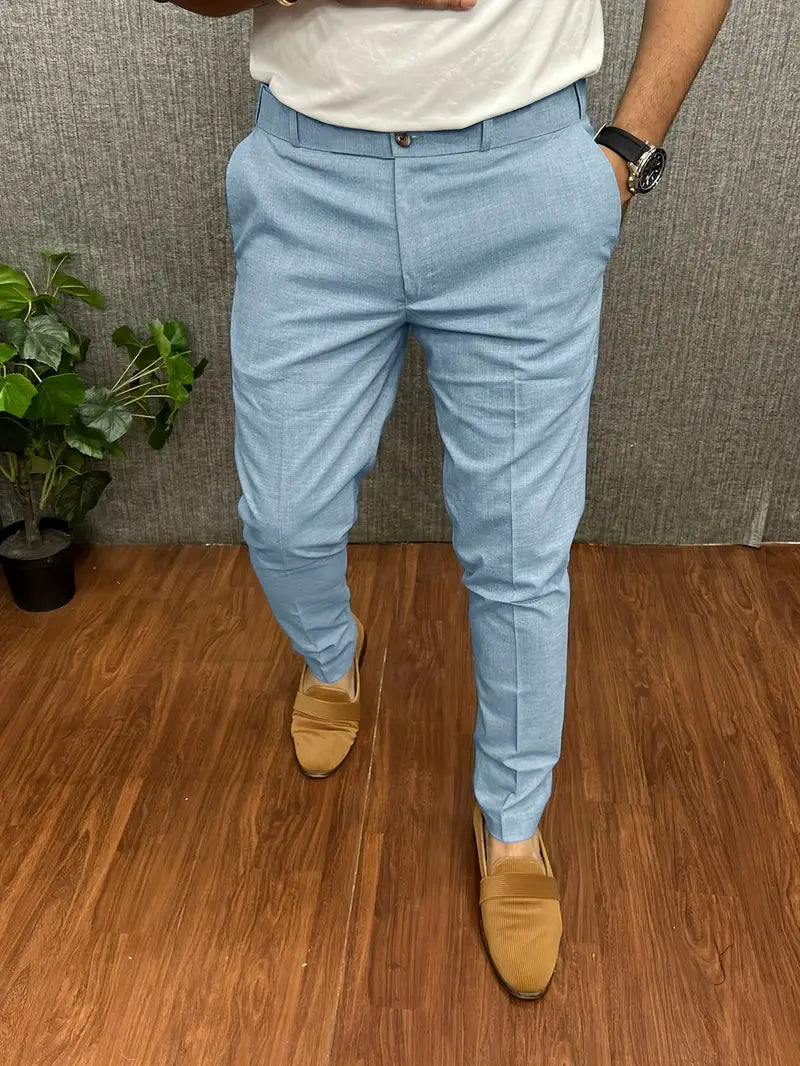 Variant image for Pantalon Chino Homme Confortable en Tissu Respirant – Ajustement Moderne et Élégant, Idéal pour Toutes Occasions-17