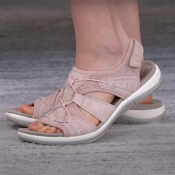 Sandales d'été réglables pour femme avec semelle en mousse à mémoire et soutien de voûte – Confort optimal et design ajustable-5