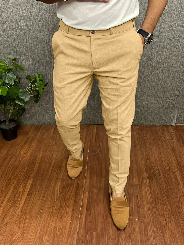 Variant image for Pantalon Chino Homme Confortable en Tissu Respirant – Ajustement Moderne et Élégant, Idéal pour Toutes Occasions-41