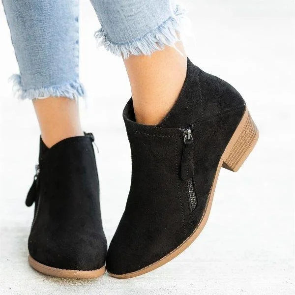 Bottes Orthopédiques en Cuir pour Femmes avec Soutien Optimal et Fermeture Éclair – Confort Élégant pour Toutes Saisons-4