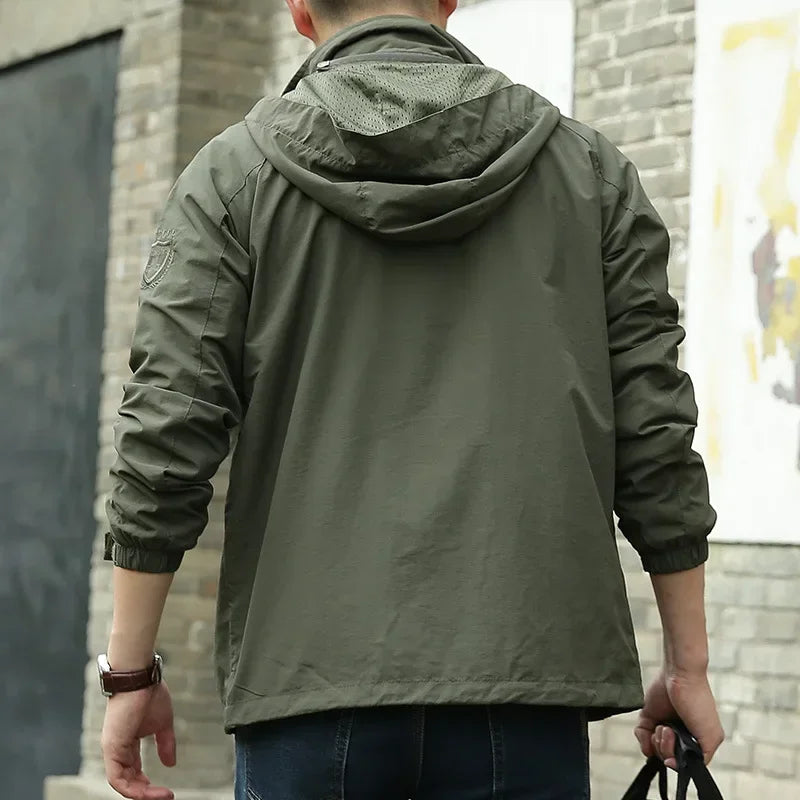Veste Homme Imperméable et Respirante – Confort et Style pour le Printemps