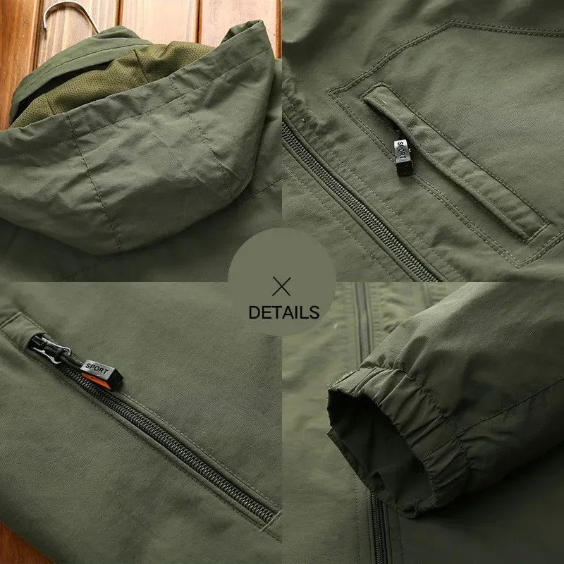 Veste Homme Imperméable et Respirante – Confort et Style pour le Printemps