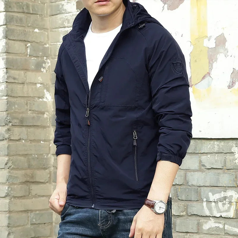 Veste Homme Imperméable et Respirante – Confort et Style pour le Printemps