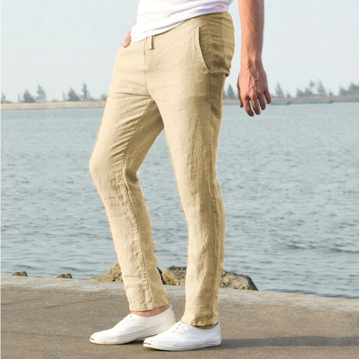 Pantalon Lin Homme – Léger, Décontracté Été